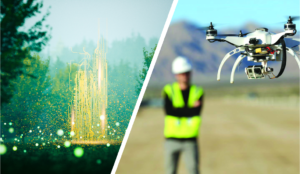 Drones: Centimetric photogrammetry with an RTK GPS