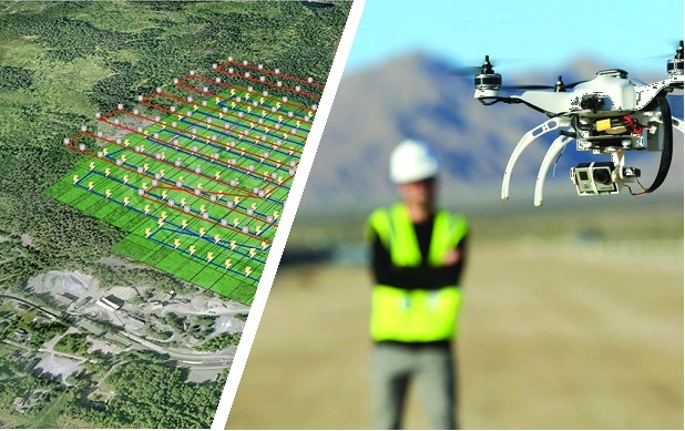 Drones : Photogrammétrie centimétrique avec un GPS RTK