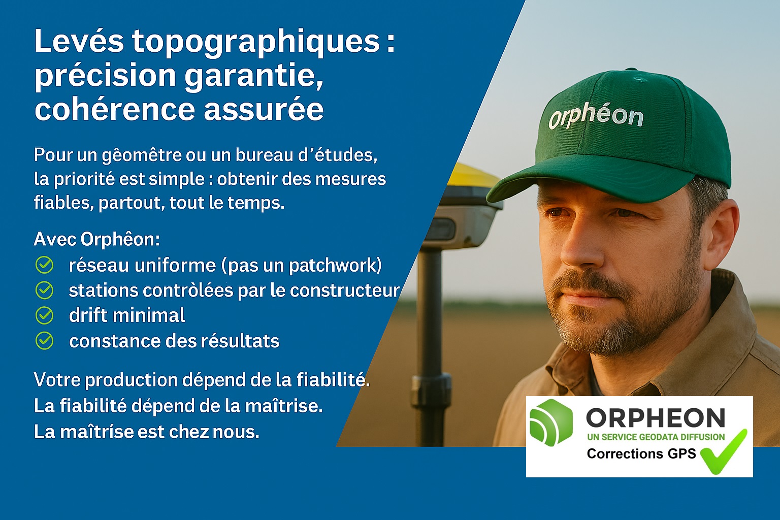Levés topographiques : précision garantie, cohérence assurée