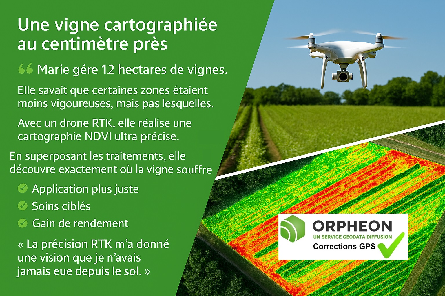 Une vigne cartographiée au centimètre près